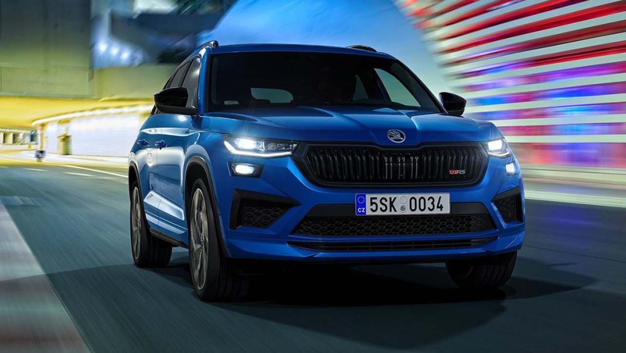 The new engine in the 2022 Skoda Kodiaq RS is up on power but down on torque compared with the preceding diesel.